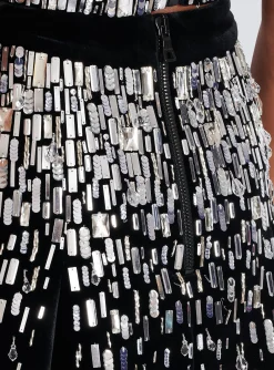 Embellished Skater Skirt-Balmain Online