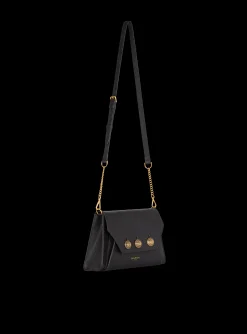 Emblème Flap Grained Calfskin Bag-Balmain Clearance