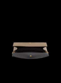 Embl&egrave;me Grained Calfskin Clutch-Balmain Cheap