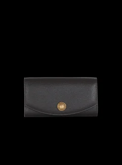 Emblème Grained Calfskin Clutch-Balmain Hot