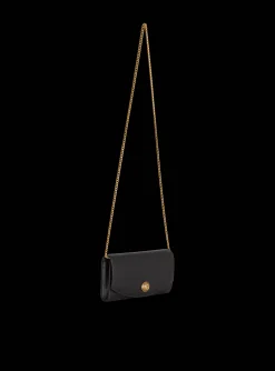 Emblème Grained Calfskin Clutch-Balmain Hot