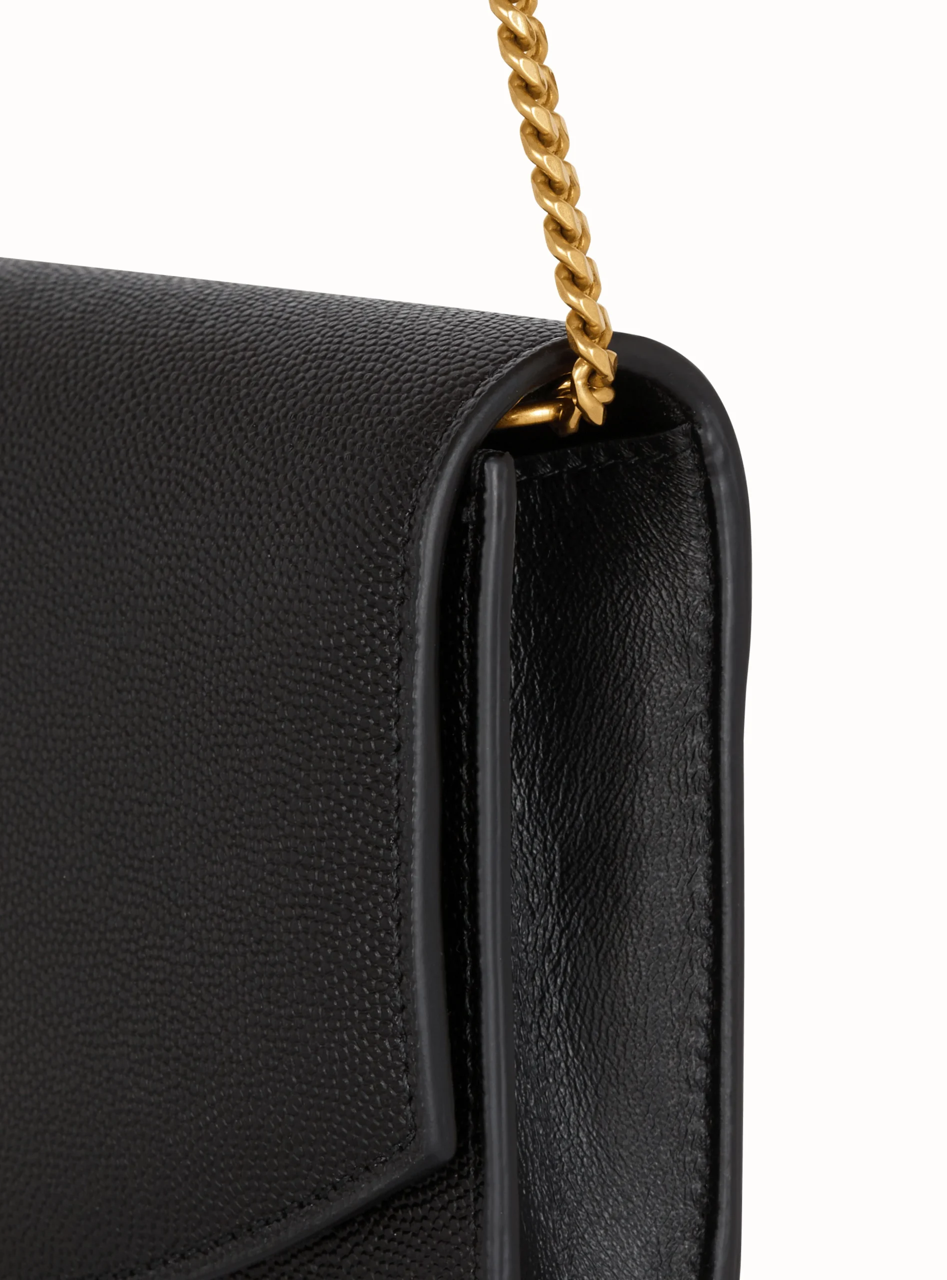 Emblème Grained Calfskin Clutch-Balmain Hot