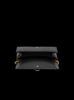 Emblème Grained Calfskin Clutch-Balmain Hot