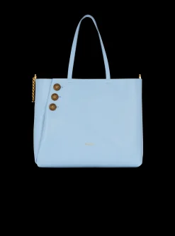 Emblème Grained Calfskin Tote Bag-Balmain Sale