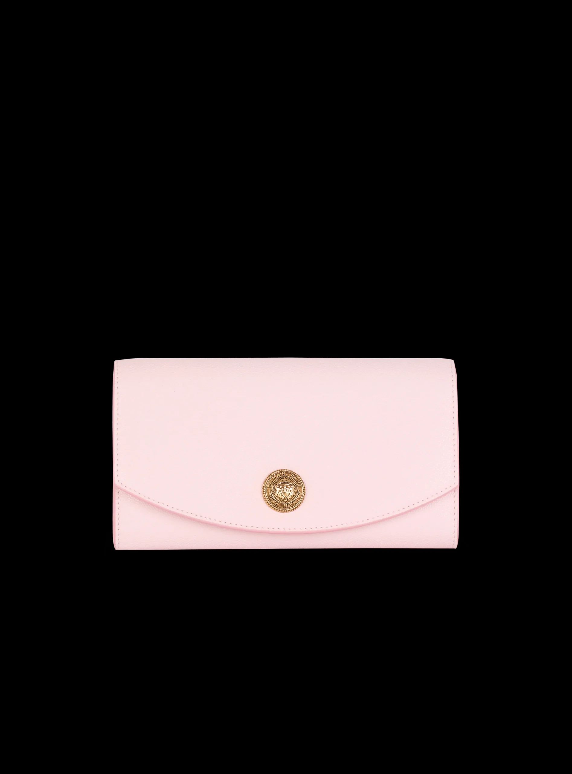 Emblème Grained Calfskin Clutch-Balmain Flash Sale