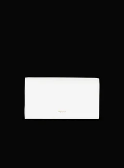 Emblème Grained Calfskin Clutch-Balmain Store