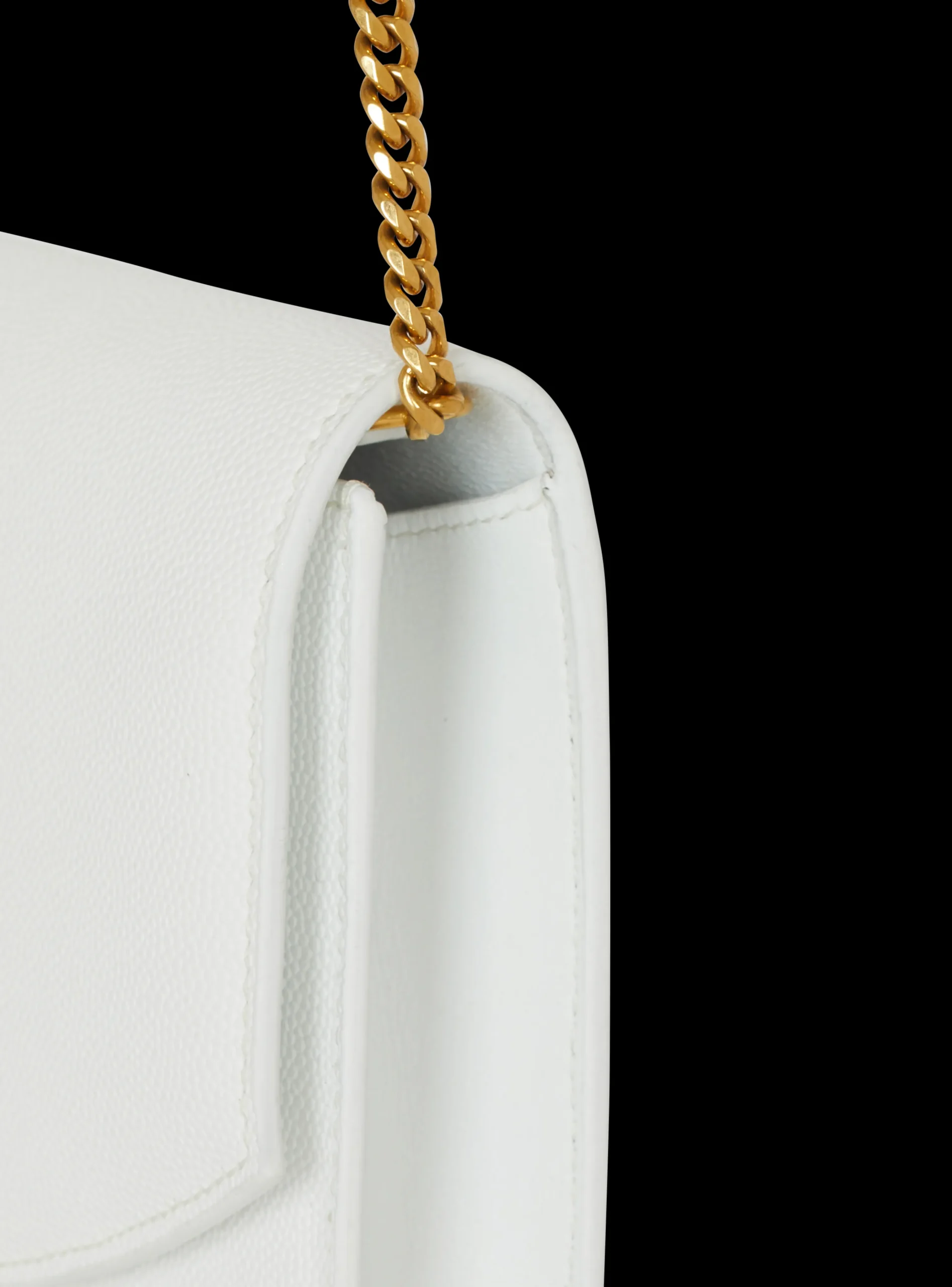 Emblème Grained Calfskin Clutch-Balmain Store