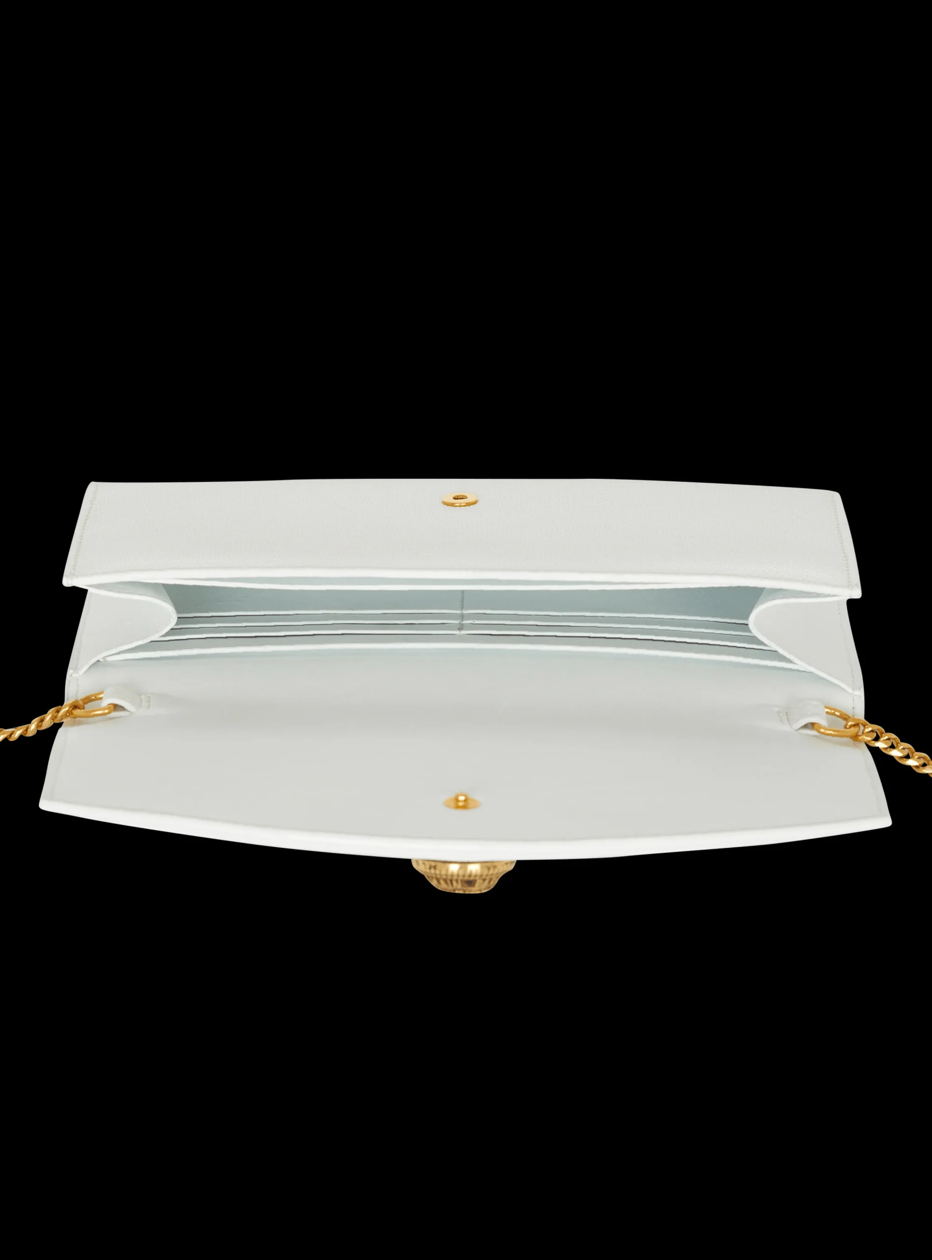 Emblème Grained Calfskin Clutch-Balmain Store