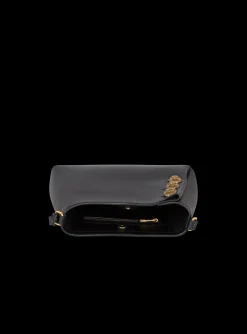 Embl&egrave;me Handbag In Grained Leather-Balmain Outlet