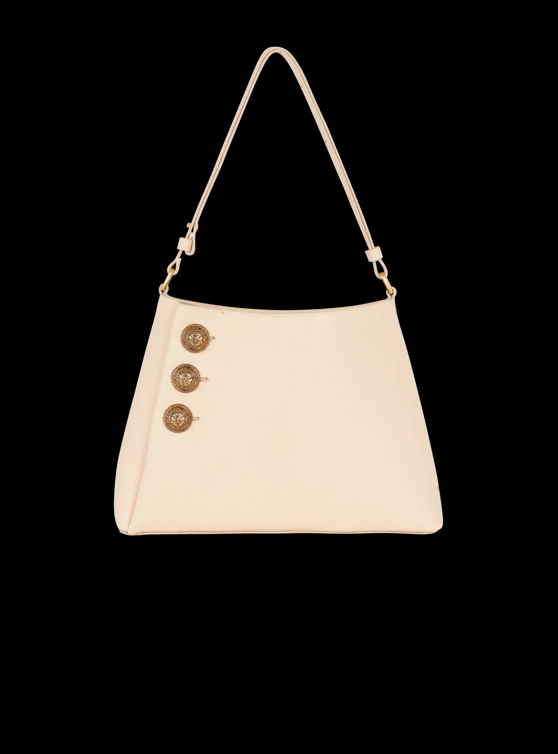 Emblème Handbag In Grained Leather-Balmain Outlet