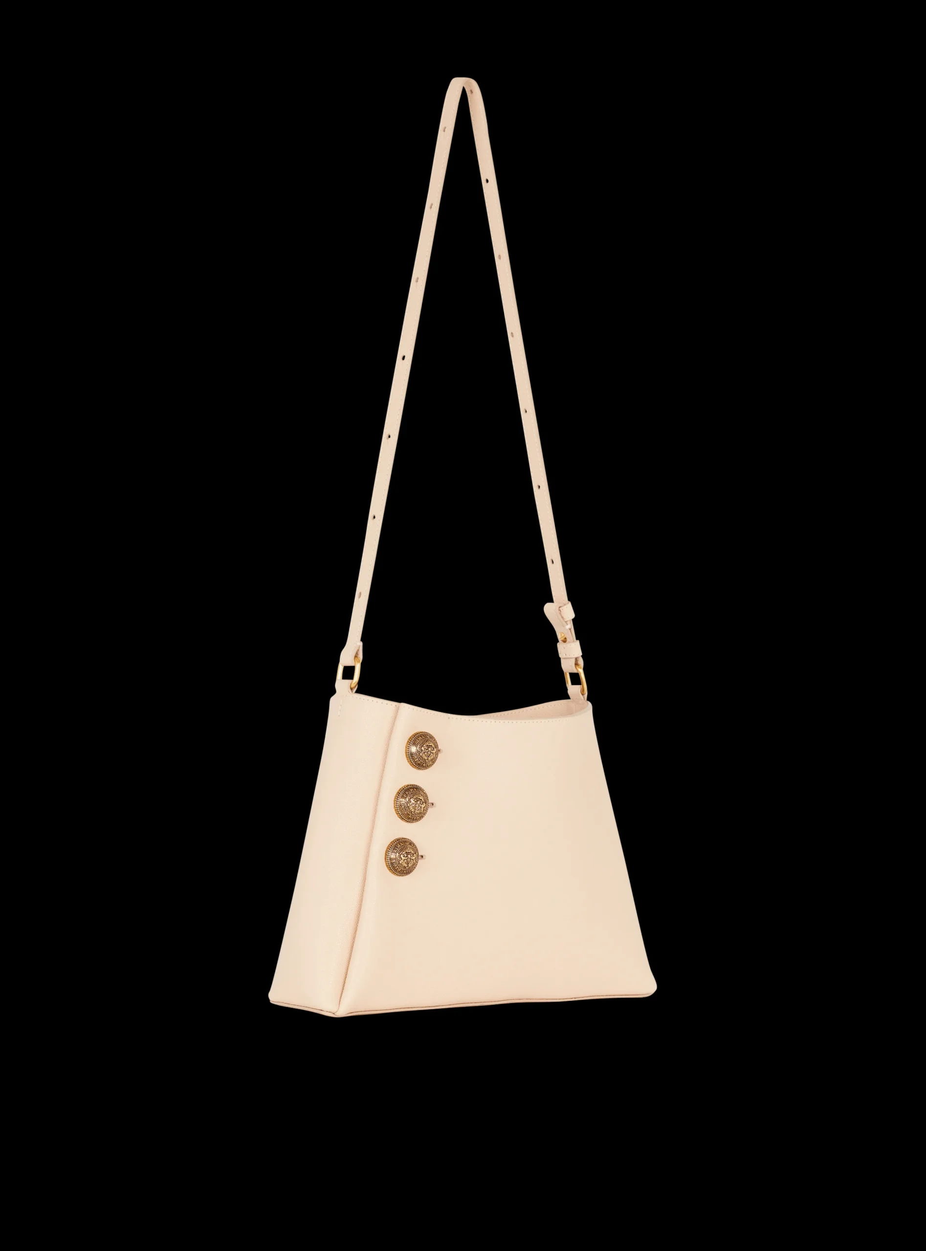 Emblème Handbag In Grained Leather-Balmain Outlet