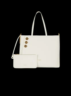 Emblème Leather Tote Bag-Balmain Cheap