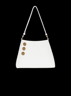 Embl&egrave;me Shoulder Bag In Grained Calfskin-Balmain Discount