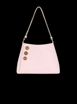 Embl&egrave;me Shoulder Bag In Grained Calfskin-Balmain Fashion