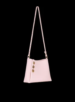 Embl&egrave;me Shoulder Bag In Grained Calfskin-Balmain Fashion