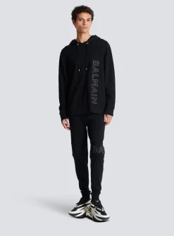 Embossed Hooded Sweatshirt-Balmain Shop