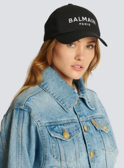 Embroidered Paris Cap-Balmain Outlet