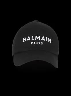 Embroidered Paris Cap-Balmain Fashion