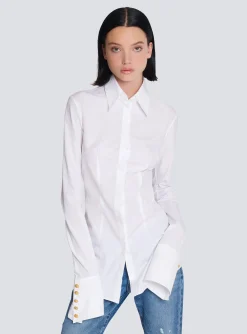 Fitted Poplin Shirt-Balmain Best