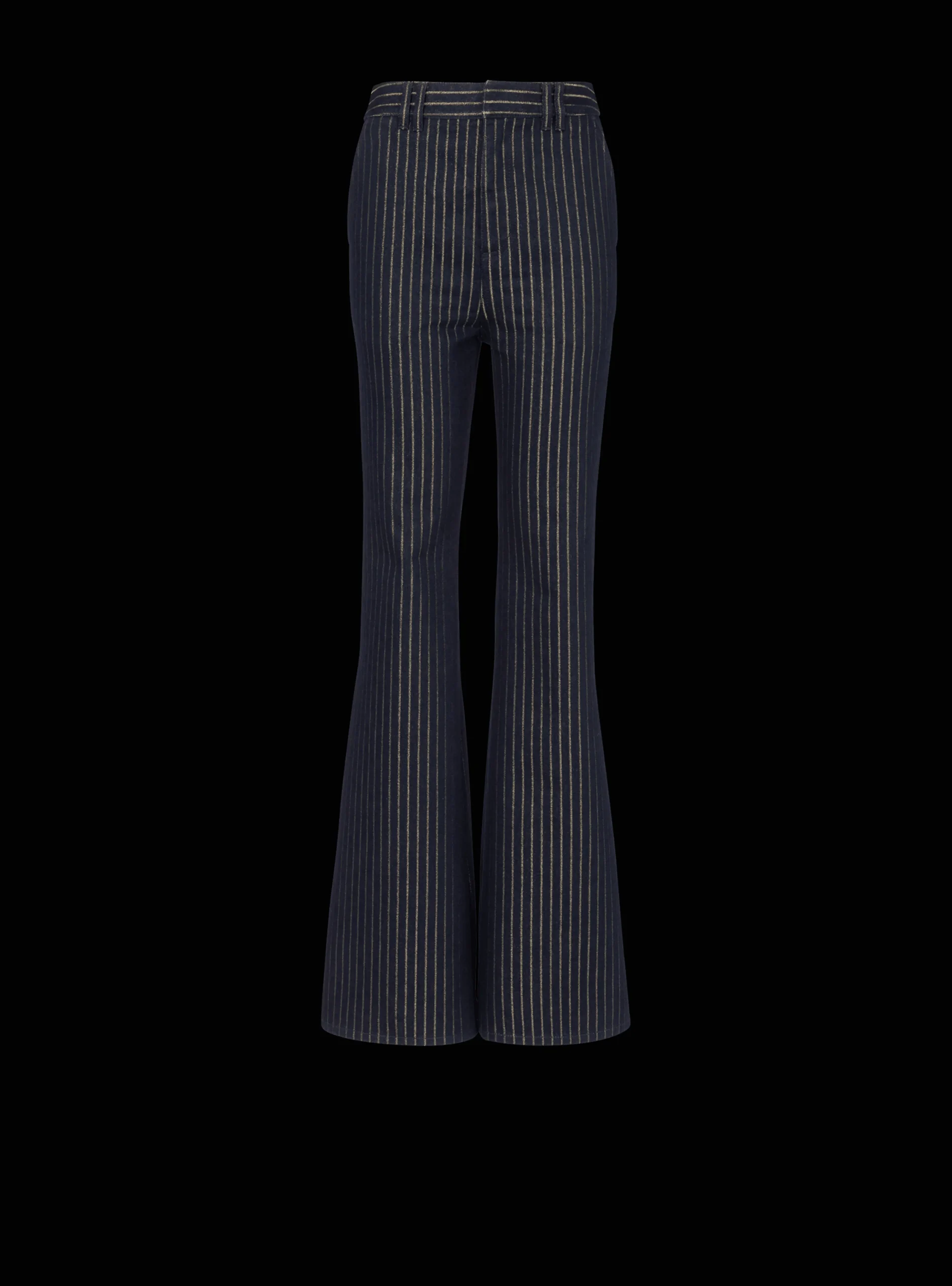 Flared Jeans With Lurex Stripes-Balmain Store