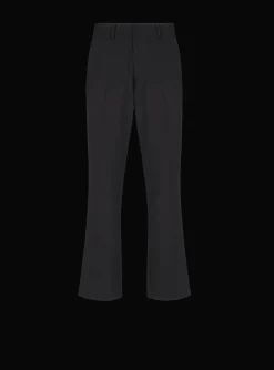 Flared Trousers In Double Crepe-Balmain Outlet