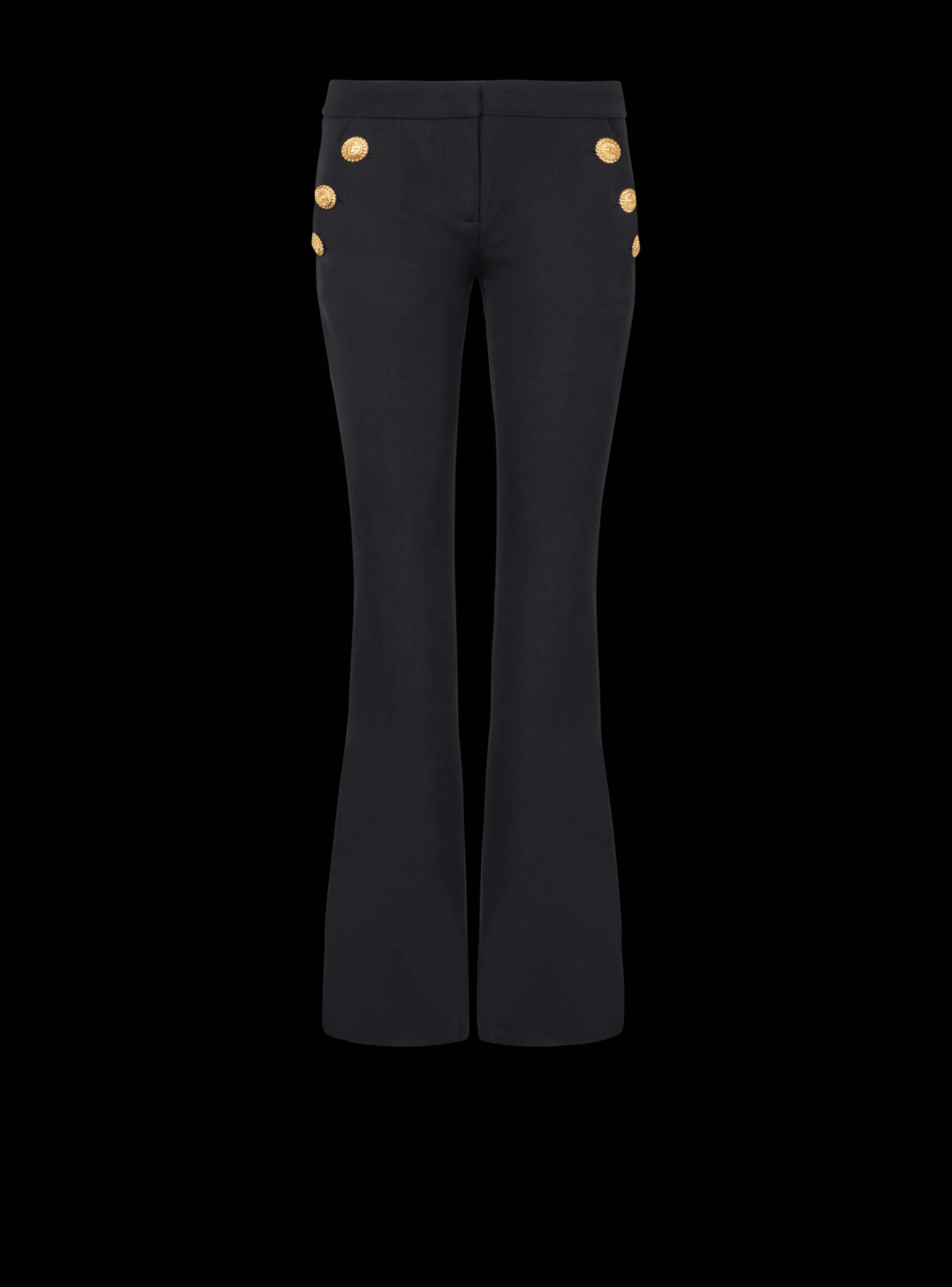Flared Trousers With Buttons-Balmain Clearance