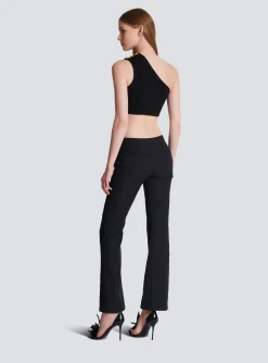 Flared Trousers With Buttons-Balmain Clearance