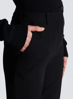 Flared Trousers With Creases-Balmain Fashion