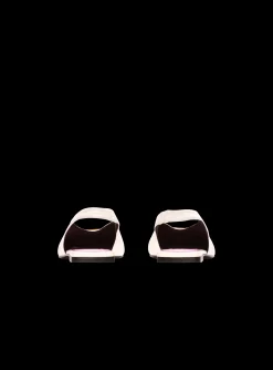 Flat Eden Slingbacks In Two-tone Leather-Balmain Store