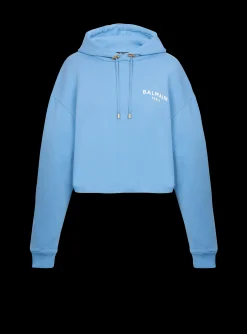Flocked Paris Hoodie-Balmain Best