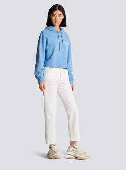 Flocked Paris Hoodie-Balmain Best