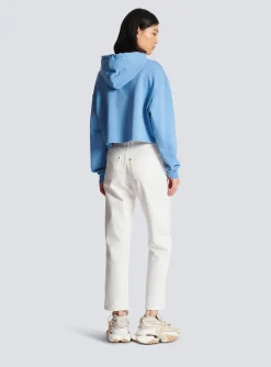 Flocked Paris Hoodie-Balmain Best