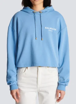 Flocked Paris Hoodie-Balmain Best