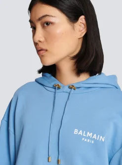 Flocked Paris Hoodie-Balmain Best