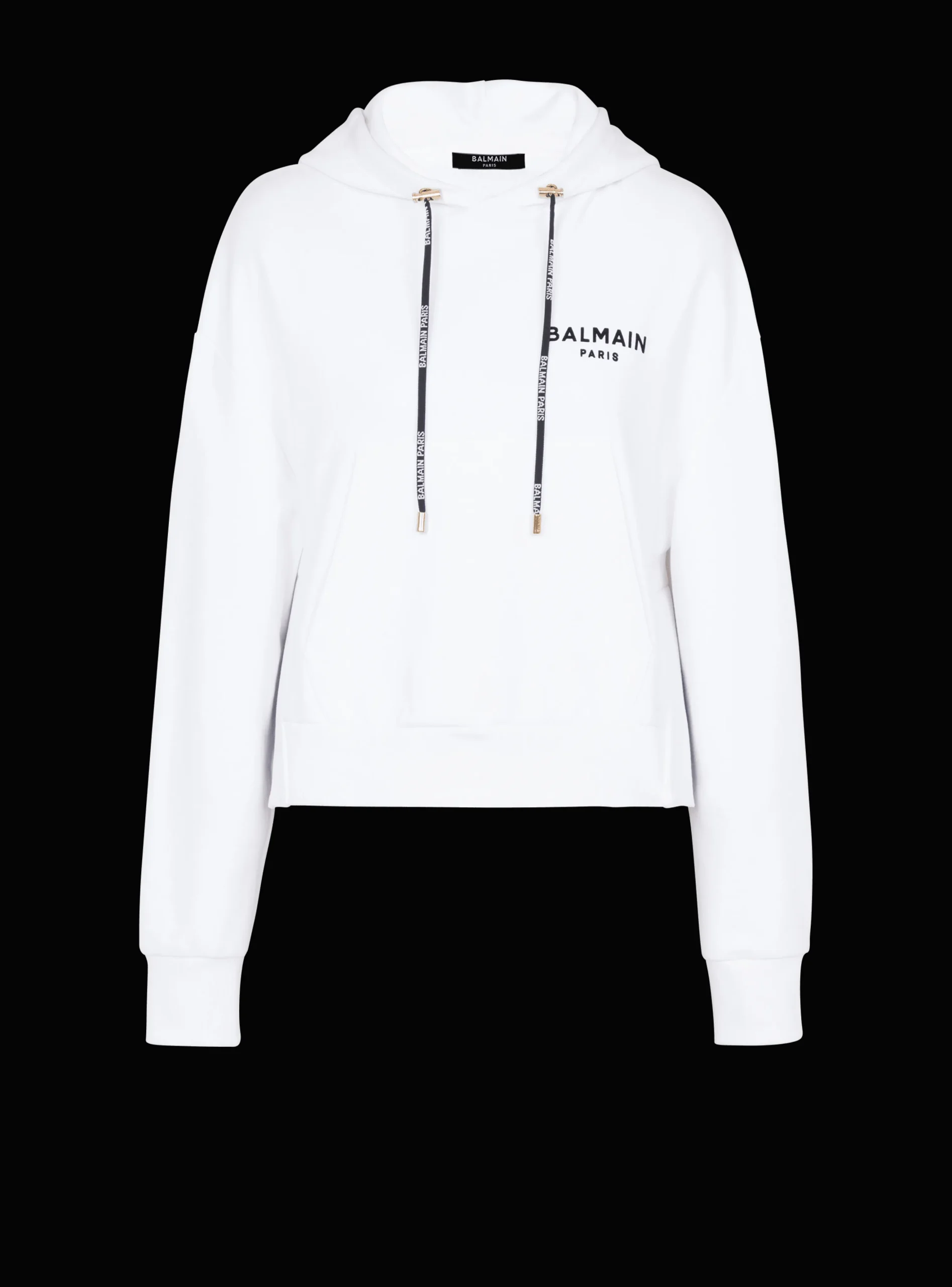 Flocked Paris Hoodie-Balmain Cheap