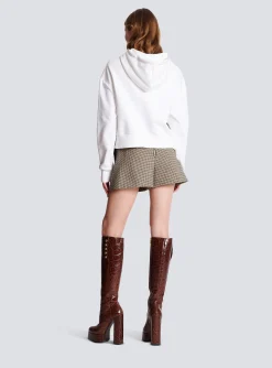 Flocked Paris Hoodie-Balmain Cheap