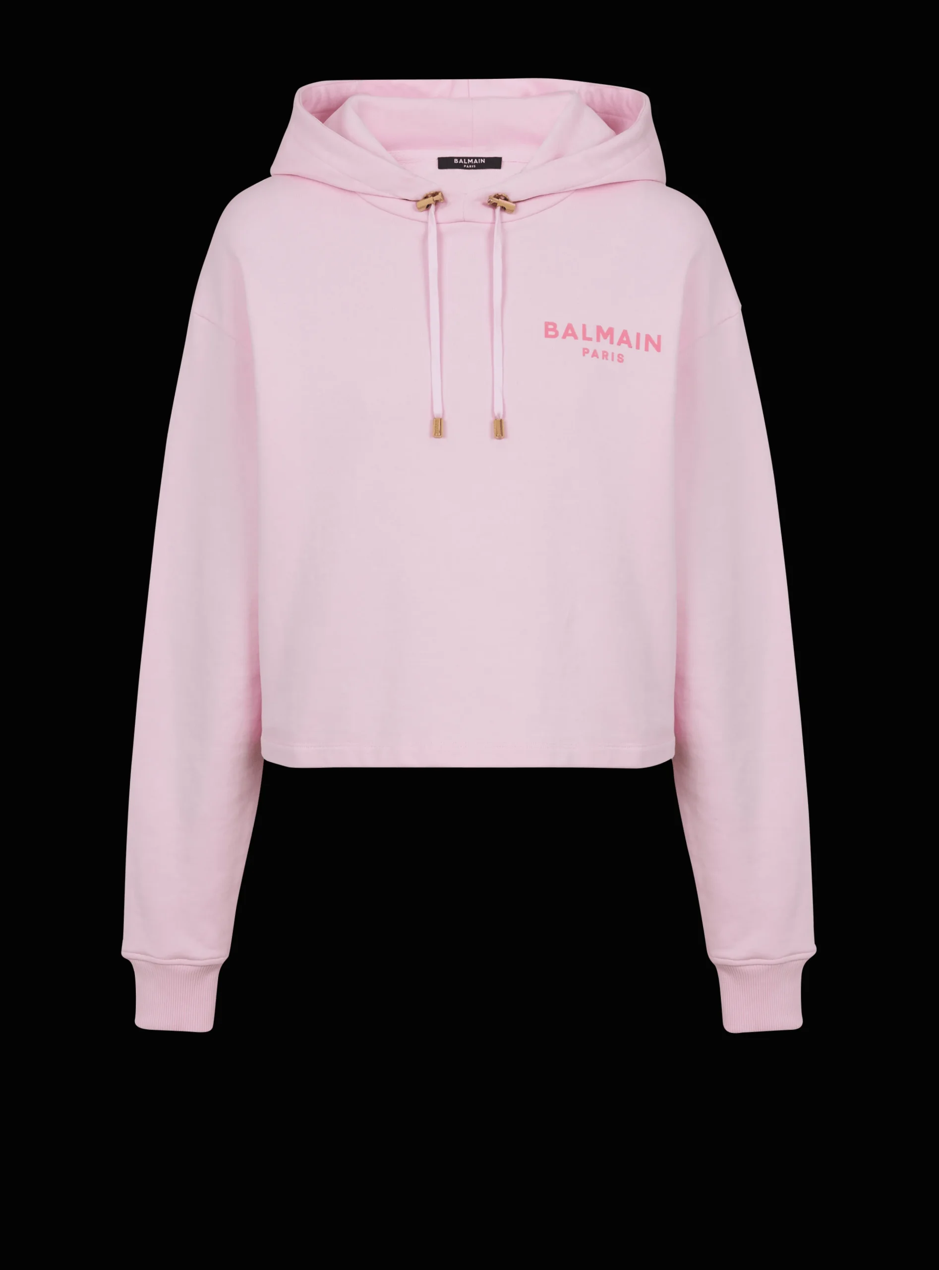 Flocked Paris Hoodie-Balmain Hot