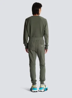 Flocked Paris Joggers-Balmain New