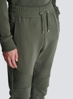 Flocked Paris Joggers-Balmain New
