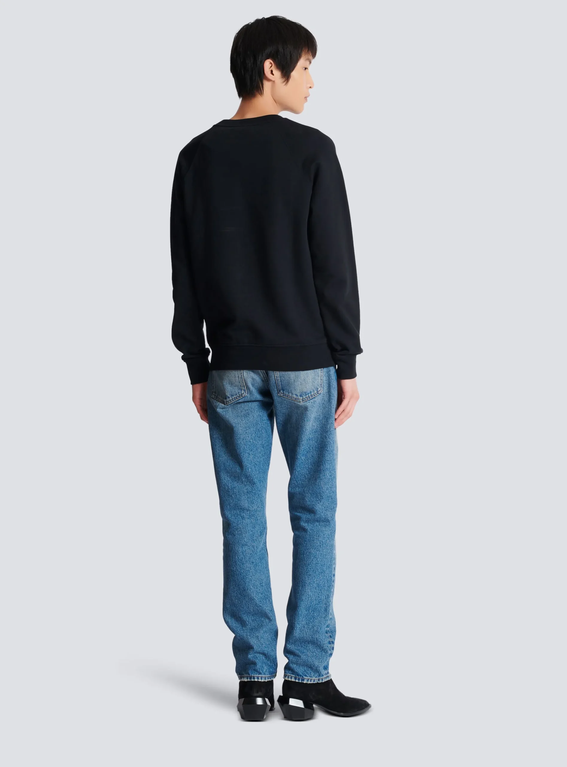 Flocked Sweatshirt-Balmain Shop
