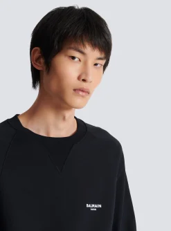 Flocked Sweatshirt-Balmain Shop