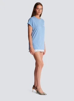Flocked T-shirt-Balmain Online