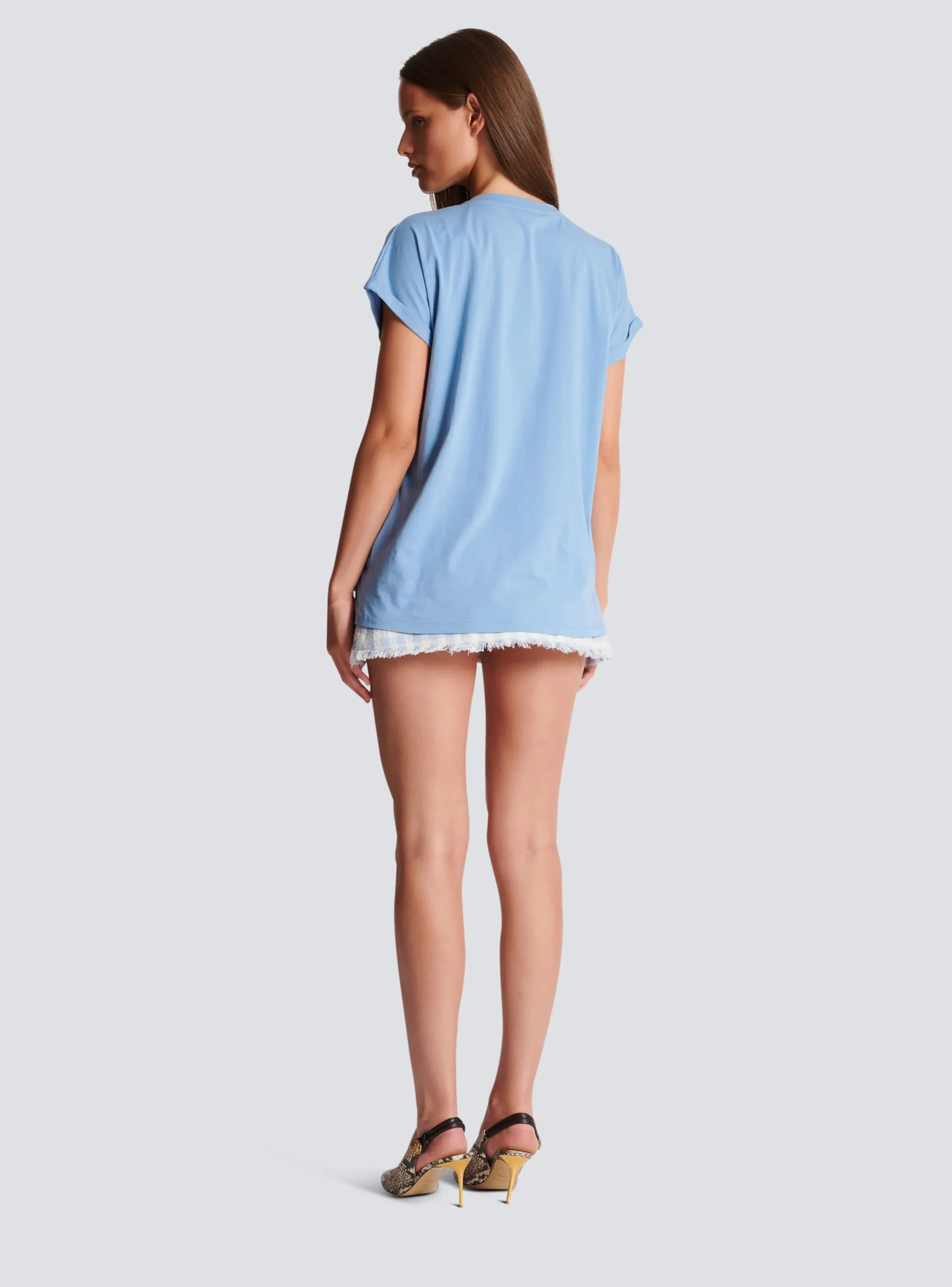 Flocked T-shirt-Balmain Online
