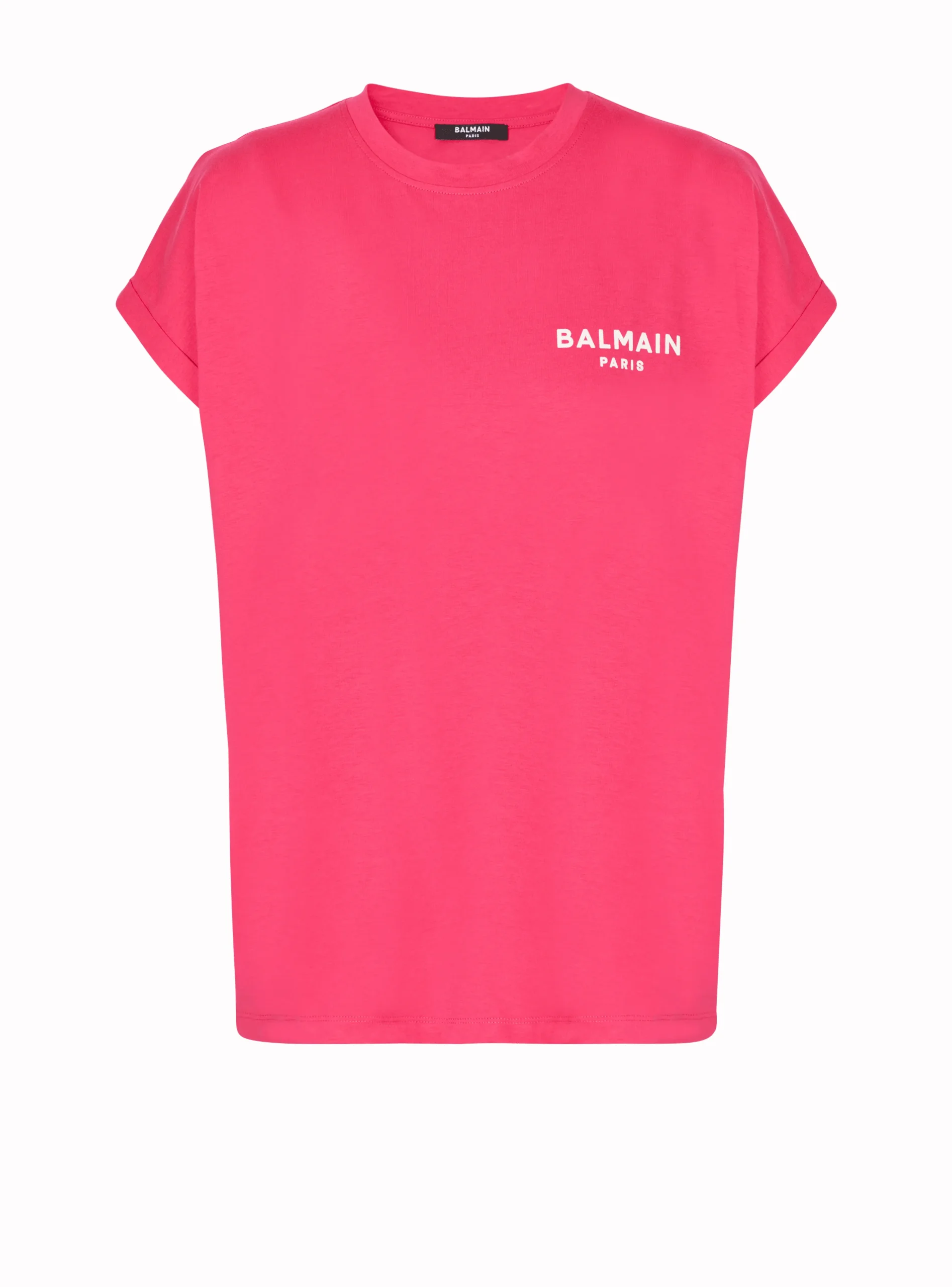 Flocked T-shirt-Balmain Best