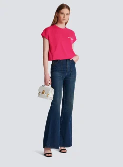Flocked T-shirt-Balmain Best
