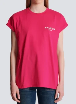 Flocked T-shirt-Balmain Best