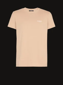 Flocked T-shirt-Balmain Discount