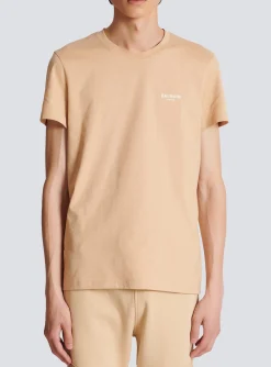 Flocked T-shirt-Balmain Discount