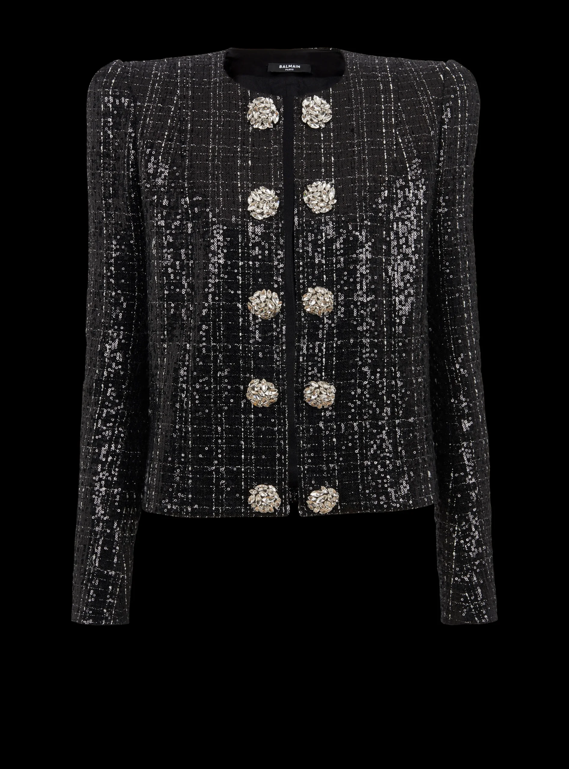 Glittery Tweed Jacket-Balmain Cheap