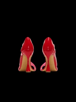 Heeled Eden Sandals In Patent Leather-Balmain Best